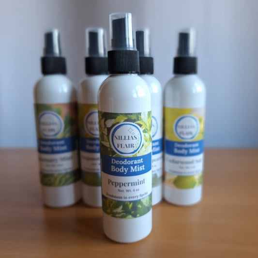 Peppermint Deodorant Body Mist