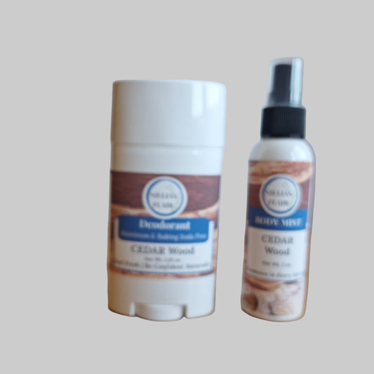 Cedarwood Deodorant  & Body Mist